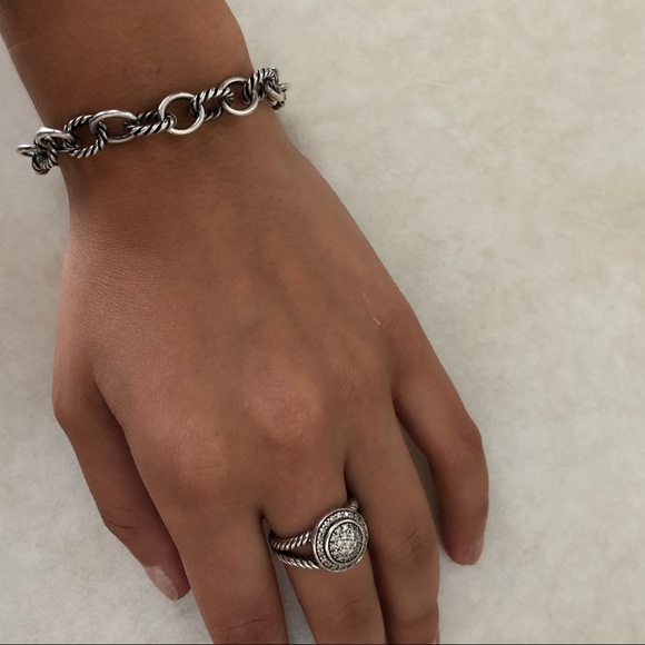 [David Yurman] mini diamonds ring - Picture 3 of 6